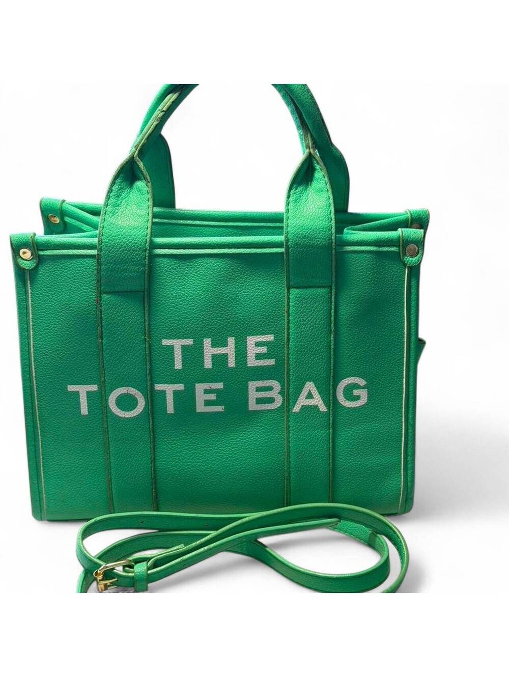 Green The Tote Bag with Removable Strap